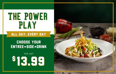 The $13.99 Power Play Menu is Here! 